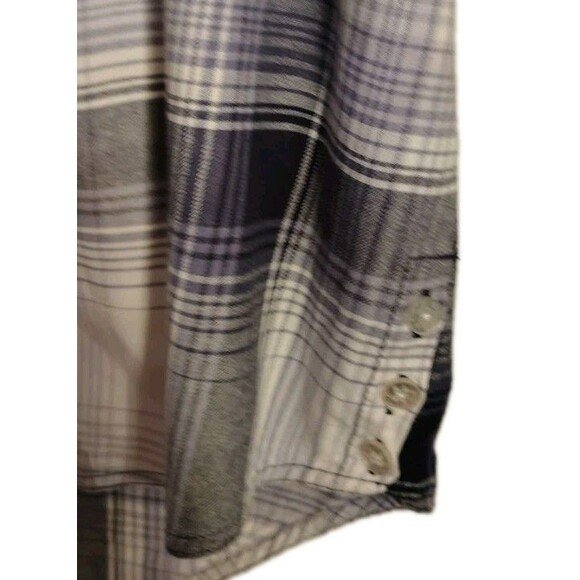 Born Fly Men's Size 2XL Button Fray Short Sleeve Pocket Stay Fly Embroidered - Picture 4 of 10